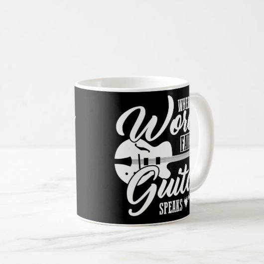 Guitarist gift guitar saying nice kaffeetasse (VorderseiteRechts)