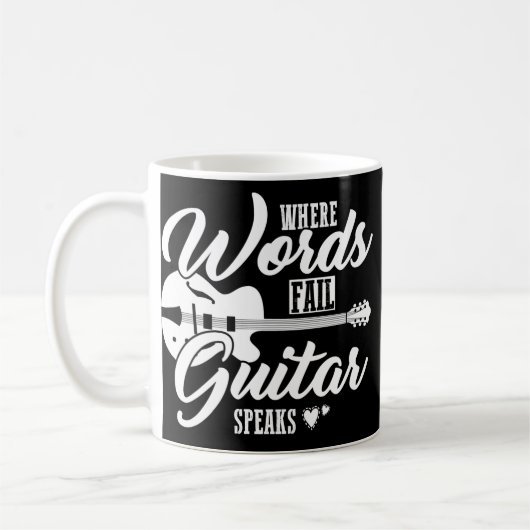 Guitarist gift guitar saying nice  kaffeetasse (Links)
