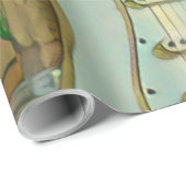 Guitarist gifts geschenkpapier (Rolleneckpunkt)