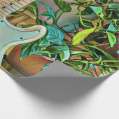 Guitarist gifts geschenkpapier (Ecke)
