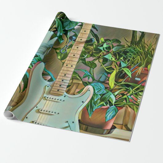 Guitarist gifts geschenkpapier (Ungerollt)