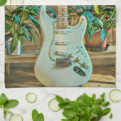 Guitarist gifts geschirrtuch (Gefaltet)