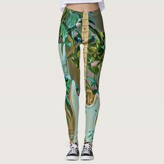 Guitarist gifts leggings (Vorderseite)