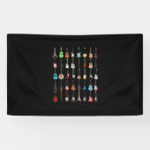 Guitarist Guitar Musical Instrument Rock and Roll Banner (Horizontal)