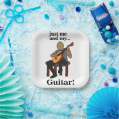 Guitarist Guitar Player Musical Party Pappteller (Party)