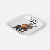 Guitarist Guitar Player Musical Party Pappteller (Gewinkelt)