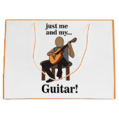 Guitarist Playing Guitar Birthday Große Geschenktüte (Vorderseite)