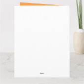 Guitarist Playing Guitar Birthday Karte (Rückseite)