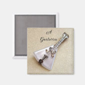 "Guitarra" Magnet (Vorderseite/Rückseite)