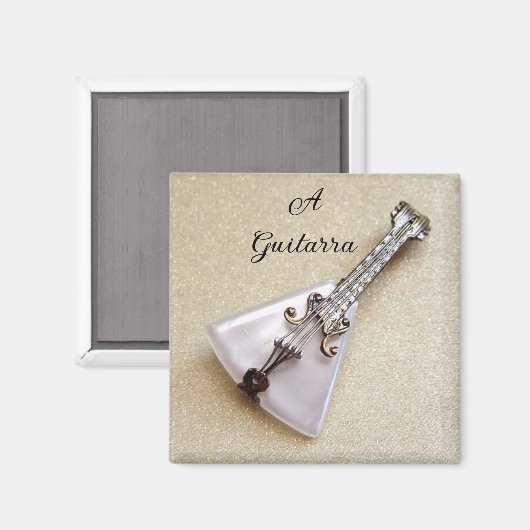 "Guitarra" Magnet (Vorderseite/Rückseite)
