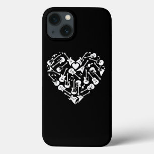 Guitars Heart Guitarist Valentinstag Case-Mate iPhone Hülle