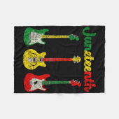 Guitars Juneteenth 1865 Gitarrenspieler Lover Fleecedecke (Vorderseite (Horizontal))