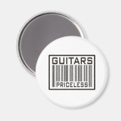 Guitars Priceless Magnet (Vorderseite/Rückseite)