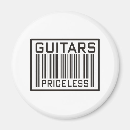 Guitars Priceless Magnet (Vorne)