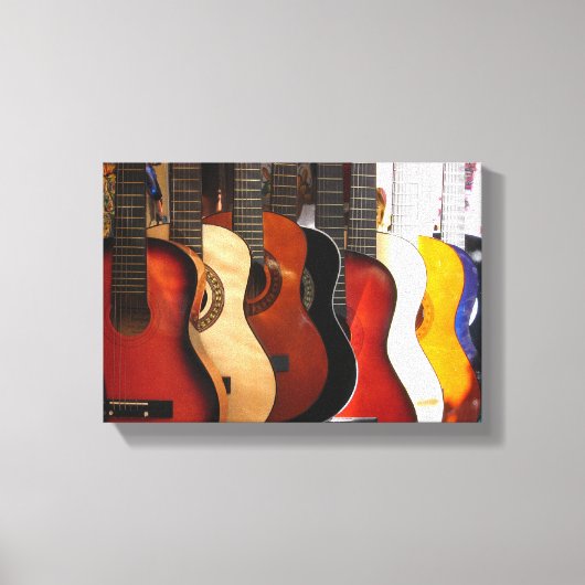 Guitars Wrapped Canvas Leinwanddruck (Vorderseite)
