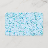 Gujarati Visitenkarte (Rückseite)