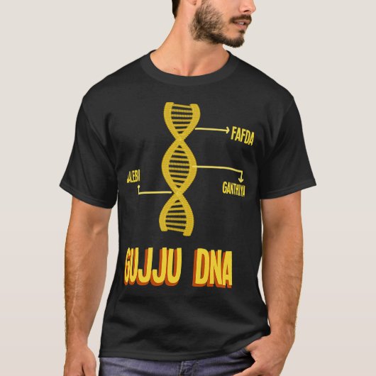 Gujju dna gujrati desi rückentu Geschenk T - Shirt (Vorderseite)