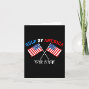 Gul-f Retro of America Est 2025 US-amerikanische F Karte