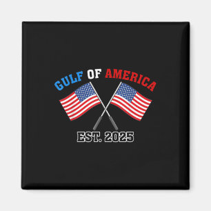 Gul-f Retro of America Est 2025 US-amerikanische F Magnet