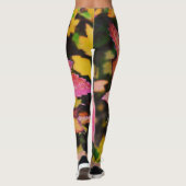 Gula leggings i unik design (Rückseite)