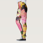Gula leggings i unik design (Links)