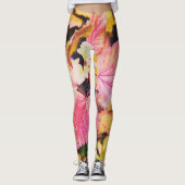 Gula leggings i unik design  (Vorderseite)