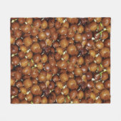 Gulab Jamun Dessert Sweet Food Fleecedecke (Vorderseite (Horizontal))