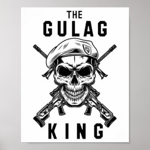 Gulag-König Gaming Gamer Warzone Gamer Geschenk Poster
