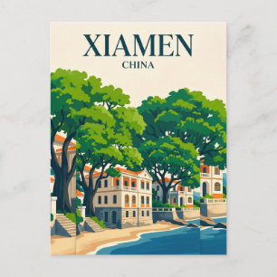 Gulangyu Insel China Postkarte