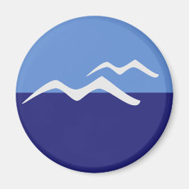 Gulden/Standard, 5,7 cm Rundmagnet Magnet