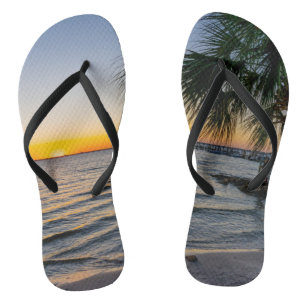 Gulf Breeze Florida Sonnenuntergang Flip Flops Badesandalen