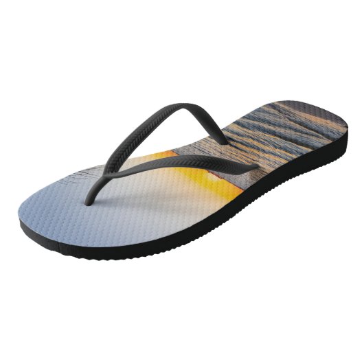 Gulf Breeze Florida Sonnenuntergang Flip Flops Badesandalen (Schrägansicht)