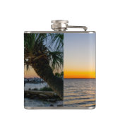 Gulf Breeze Florida Sunset Flask Flachmann (Rückseite)