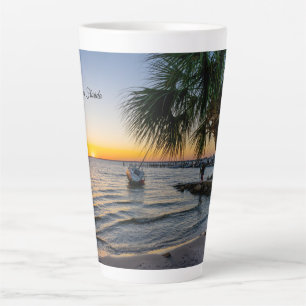 Gulf Breeze Florida Sunset Latte Tasse