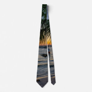 Gulf Breeze Florida Sunset Neck Tie Krawatte