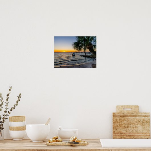 Gulf Breeze Florida Sunset Poster (Küche)