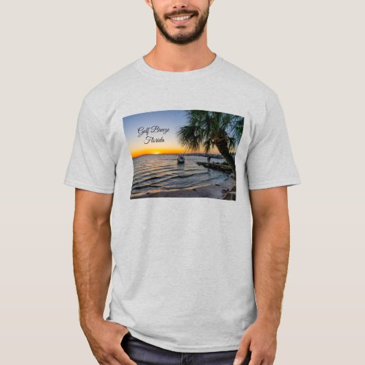 Gulf Breeze Florida Sunset T - Shirt (Vorderseite)