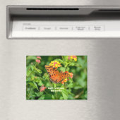 Gulf Fritillary Butterfly Magnet (In Situ (Geschirrspüler))