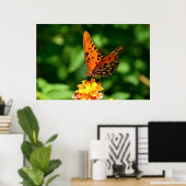 Gulf Fritillary Butterfly Poster (Heimbüro)