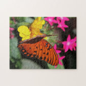 Gulf Fritillary Butterfly Puzzle (Horizontal)