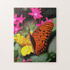 Gulf Fritillary Butterfly Puzzle