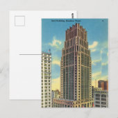 Gulf Gebäude, Houston, Texas Postkarte (Vorne/Hinten)