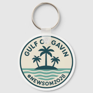 Gulf of Gavin 2028 Newsom Keychain Schlüsselanhänger