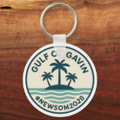 Gulf of Gavin 2028 Newsom Keychain Schlüsselanhänger (Rückseite)