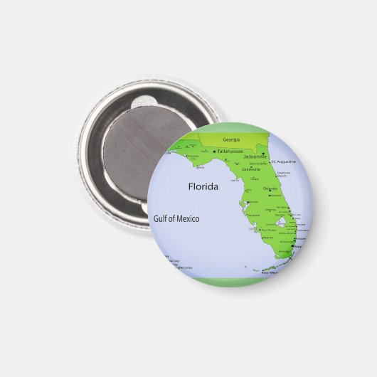GULF OF MEXICO MAGNET (Vorderseite/Rückseite)