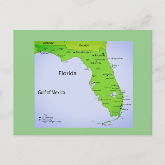 GULF OF MEXICO POSTKARTE (Vorderseite)