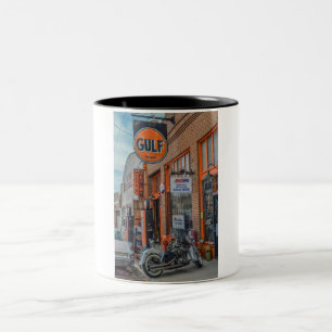 Gulf Oil Zweifarbige Tasse