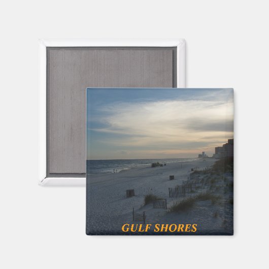 GULF SHORES MAGNET (Vorderseite/Rückseite)