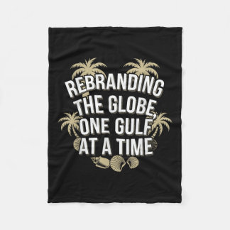 Gulf USA America Humour Trump Patriotic 2025 Fleecedecke