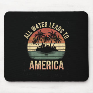 Gulf USA America Humour Trump Patriotic 2025 Mousepad